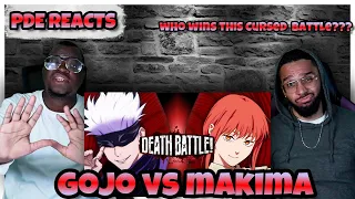 PDE Reacts | Gojo VS Makima | DEATH BATTLE! (REACTION)