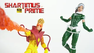 Marvel Legends Pyro & Rogue 2-Pack X-Men Comics Hasbro Edited 4K Action Figure Review