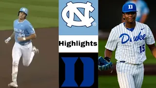 #7 North Carolina Vs #11 Duke College Baseball Game Highlights