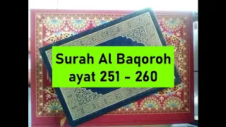 Ayo menghafal/recited/al baqoroh 251- 260/Qori Abdrahman Al Ausi