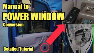 Pawis window to POWER WINDOW Conversion