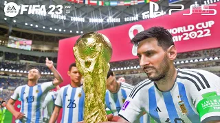 FIFA 23 - Argentina vs England - World Cup 2022 Final | PS 5™ Full Match