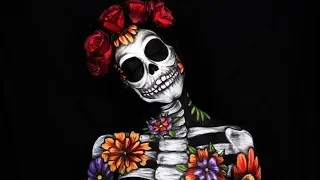 Catrina Body Painting | Day Of The Dead Makeup