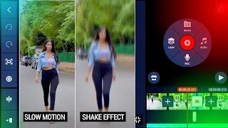 Slow Fast Motion + Shake Transition Effect Video Editing In Kinemaster | Slow Motion Video Editing