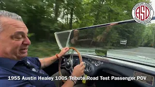 1955 Austin Healey 100S Tribute Road Test Passenger POV