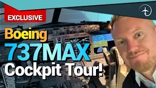 Boeing 737MAX Cockpit Tour