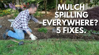 🌿 5 Easy Edging Ideas to Keep Mulch in Place 🌿