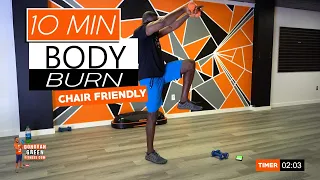 10 Minute Total Body Burn Anti- Aging Workout | CHAIR FRIENDLY 😊