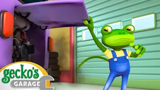 Bobby the Bus Goes Electric 🦎GECKO'S GARAGE | Super Kids Cartoons & Songs | Superheroes