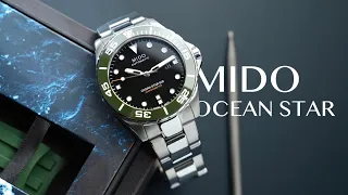 專業不失時尚風采/MIDO OCEAN STAR 600黑綠新配色登場/海洋之星深潛600米