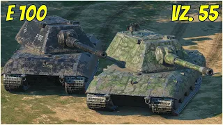 Vz. 55 & E 100 ● WoT Blitz