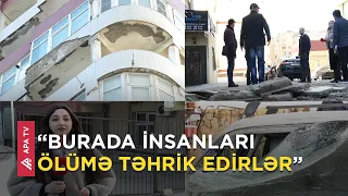 Yasamalda binanın üzlük daşları uçub, tökülür – Şikayətlərə niyə baxılmır? – APA TV