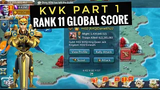 KVK RANK 11TH GLOBAL SOLO SCORE PART 1 - Lords Mobile