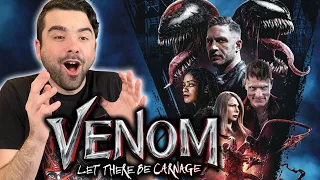 CARNAGE IS ABSOLUTELY WILD IN VENOM!! Venom Let There Be Carnage Movie Reaction! THAT END CREDIT THO
