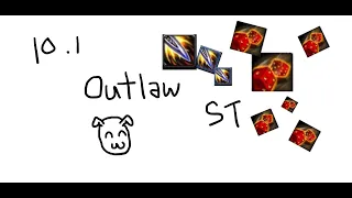 10.1 Dragonflight Outlaw Rogue ST Rotation Guide & Demo 10.1 (Read Description & Pinned Comment)