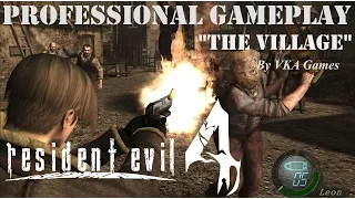 Resident Evil 4 Gameplay Professional "The Village Chapter 1-1" No Damage (Both Chainsaw guys)
