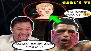 Hambog At Bastos Na Boxer Beke Ang Inabot Kay Pacquiao!! (Brandon " The Punching Bag Rios")