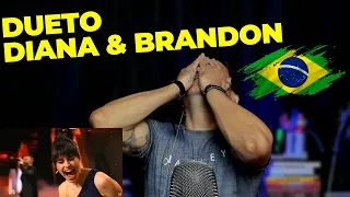 Diana Ankudinova e Brandon Stone - Lindo Dueto de The Day You REACT Brazilian Singer