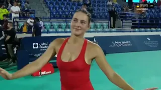 Dancing Marta Kostyuk #tennis #wta #martakostyuk