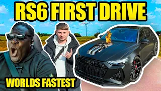 FIRST DRIVE IN THE *WORLDS FASTEST* AUDI RS6 C8 1100 BHP!!