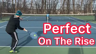How The Pros Hit “On The Rise” (Tennis Forehand & Backhand Technique Explained)