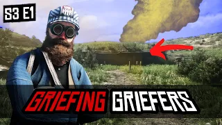 Griefing Griefers - Defend the Homestead! 3v5!!! (S3 E1)