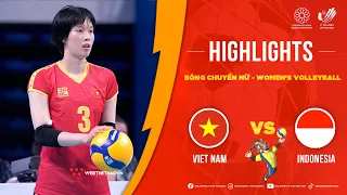 Highlights bóng chuyền nữ SEA Games 31 | Việt Nam vs Indonesia