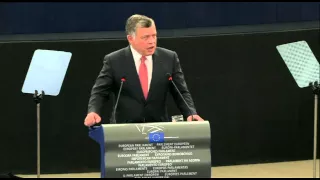 Speech of King Abdullah II of Jordan at the European Parliament (Strasbourg, 10 March 2015)