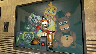 DESTROYING ALL NEW GLAMROCK ANIMATRONICS In Garry's Mod! Five Nights at Freddy's Security Breach! SB