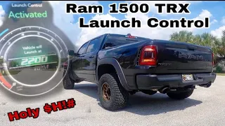 Ram 1500 TRX Launch Control | BEWARE!!!!