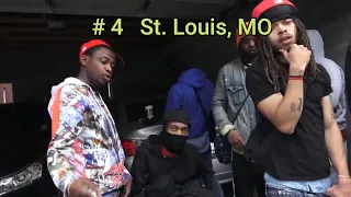 TOP 5 CITIES FOR GANG CULTURE / GANG MENTALITY / THAT I VISITED