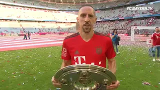 Franck Ribery jubelt bei der meisterfeier
