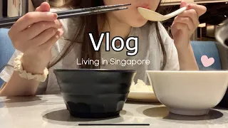 Vlog: office worker realistic life in singapore ft. hotpot, bbq date, working from home