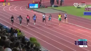 Fred Kerly wins Florence 100m Diamond league 2023 Ferdinand Omanyala second