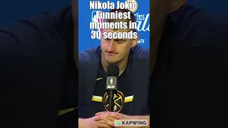 Nikola Jokic funniest moments In 30 seconds 😂 #shorts #edit #nba