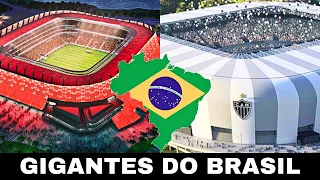 TOP 20: MAIORES ESTÁDIOS DO BRASIL 🇧🇷