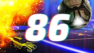 ROCKET LEAGUE INSANITY 86 ! (BEST GOALS, FREESTYLES, 400K SUBSCRIBERS 💜!!)