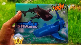 Unboxing Remote Control Whale Shark 2.4GHz|Testing R/C Swimming AnimalsRotate 360*|Best budget RC