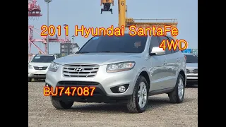 2011 Hyundai santafe used car export(BU747087) carwara 카와라 싼타페 수출
