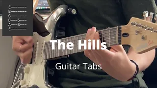 The Hills by The Weeknd | Guitar Chords Tabs