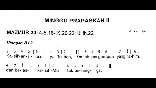 [Edisi Lama] Minggu, 5 Maret 2023 - MINGGU PRAPASKAH II (Kedua) - Mazmur Tanggapan - Tahun A