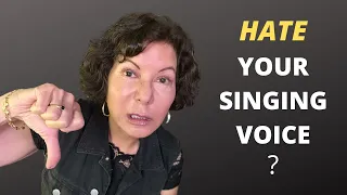 HATE THE SOUND OF YOUR SINGING VOICE?  Do this exercise!  #shorts #singinglessons