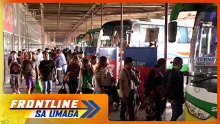 Mga pasahero, nagsimula nang dumagsa sa PITX | Frontline Sa Umaga