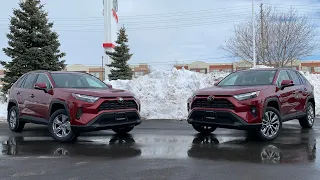 2023 Toyota RAV4 XLE VS XLE Premium - Side By Side Comparison