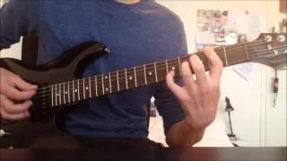 pretty on the outside bullet for my valentine guitar cover (with Tabs) hd