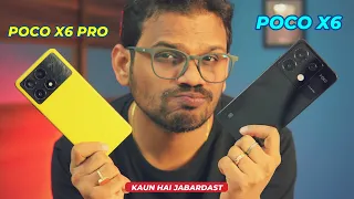 POCO X6 vs POCO X6 Pro - Best 5G Phones 2024 🔥