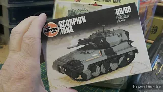 Airfix 1/76 Scorpion Tanks and a chat.
