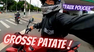 😡IL SE PREND UNE GROSSE PATATE PAR UN FAUX POLICIER ! UNE PAS DEUX !