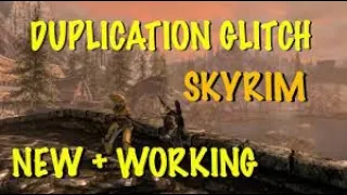 duplication glitch Skyrim