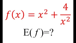 Найдите область значения функций.   f(x)=x^2+4/x^2